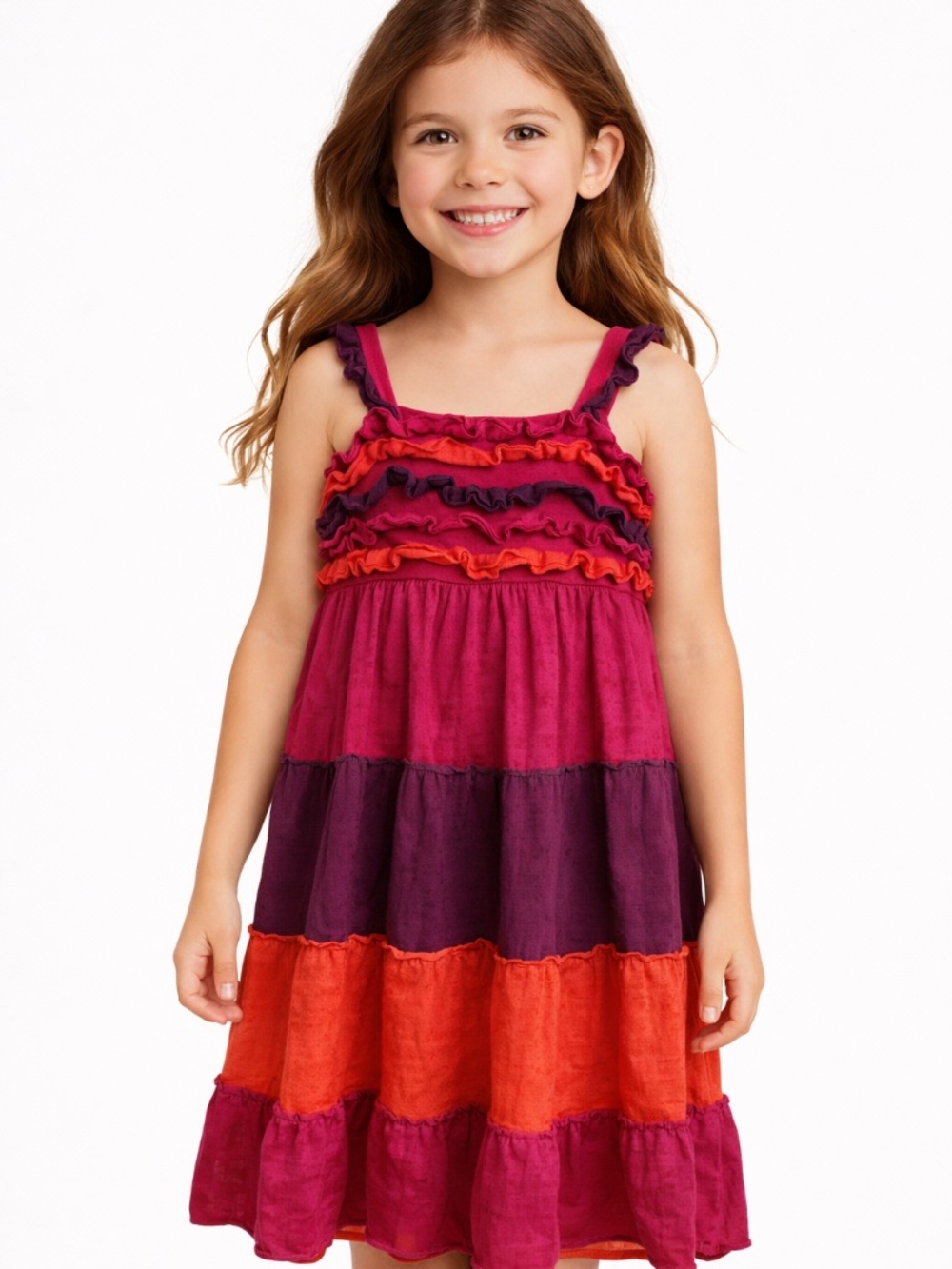 Youngland Girl's Multi-color Sundress Size 6